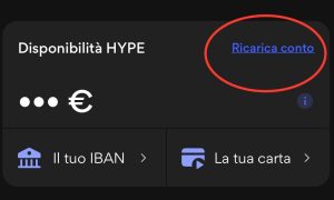 Ricarica Ricorrente con HYPE