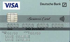 business card visa deutsche bank