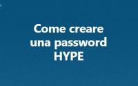Come creare una password di accesso a HYPE dall’app