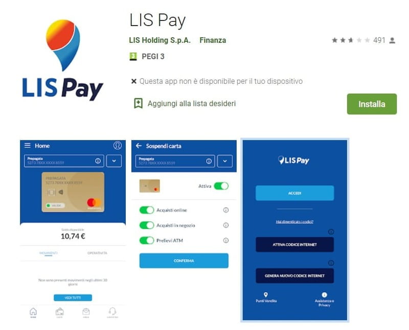paypal saldo carta app